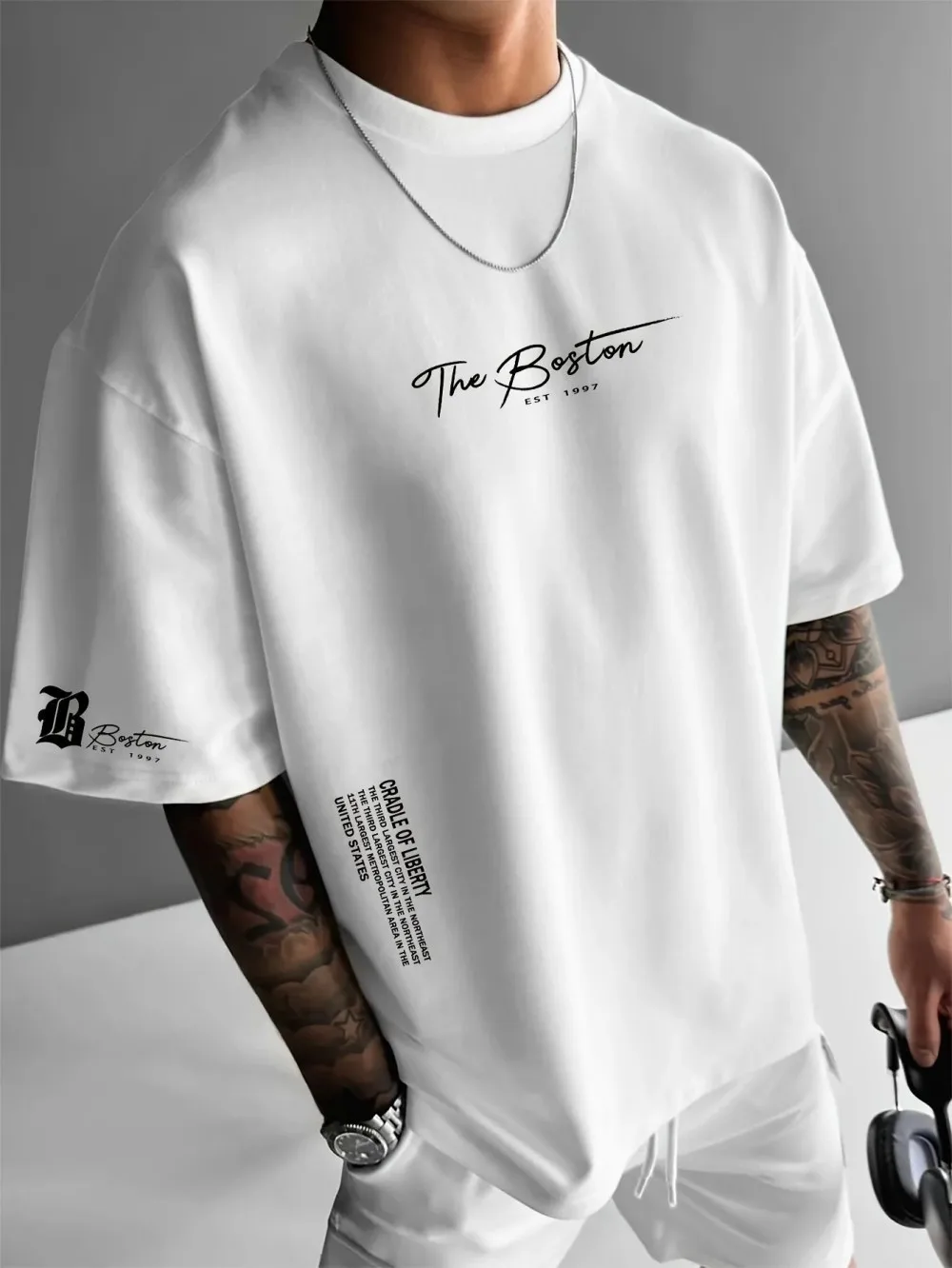 Streetwear Brand Tees - Najnowsza luksusowa męska koszulka z nadrukiem