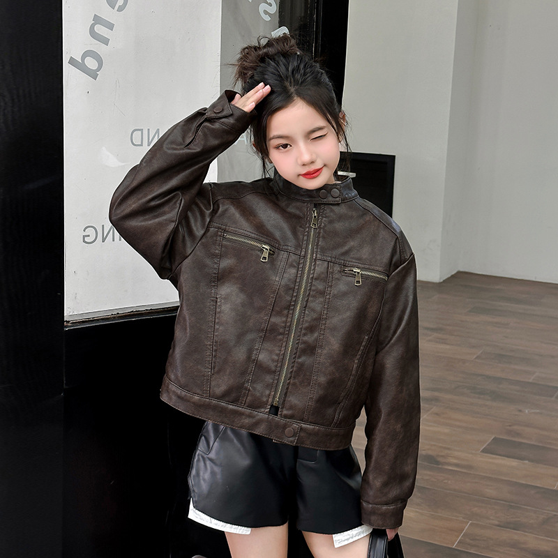 Streetwear Brand Photography - Chłopięca Dziewczęca Wodoodporna Wiatroodporna Kurtka Dziecięca