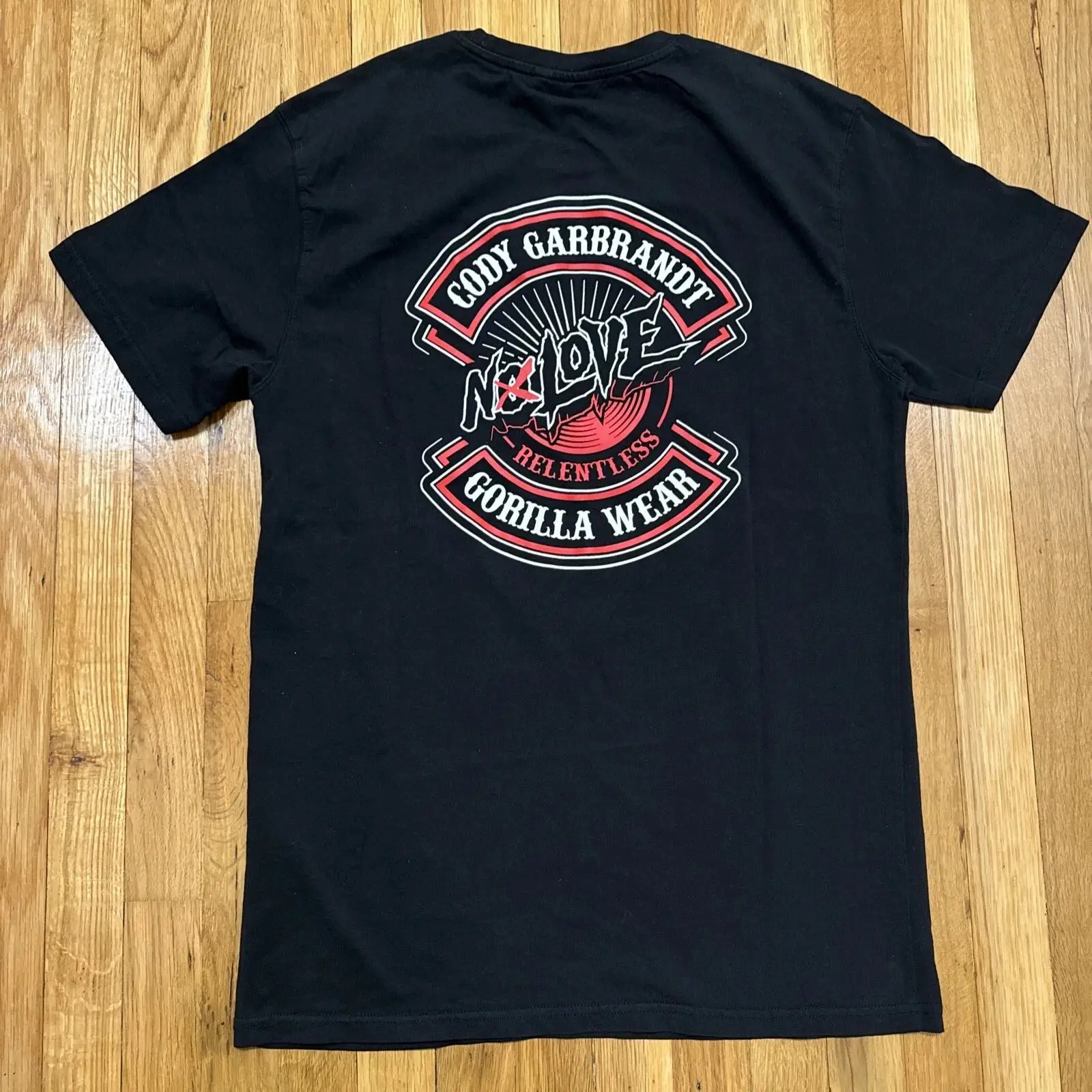 Streetwear Brand Vintage - Koszulka Gorilla Brand Cody Garbrandt, czarna,