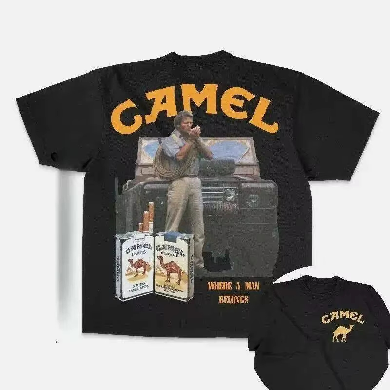 Streetwear Brand Vintage - Klasyczna koszulka z grafiką w stylu