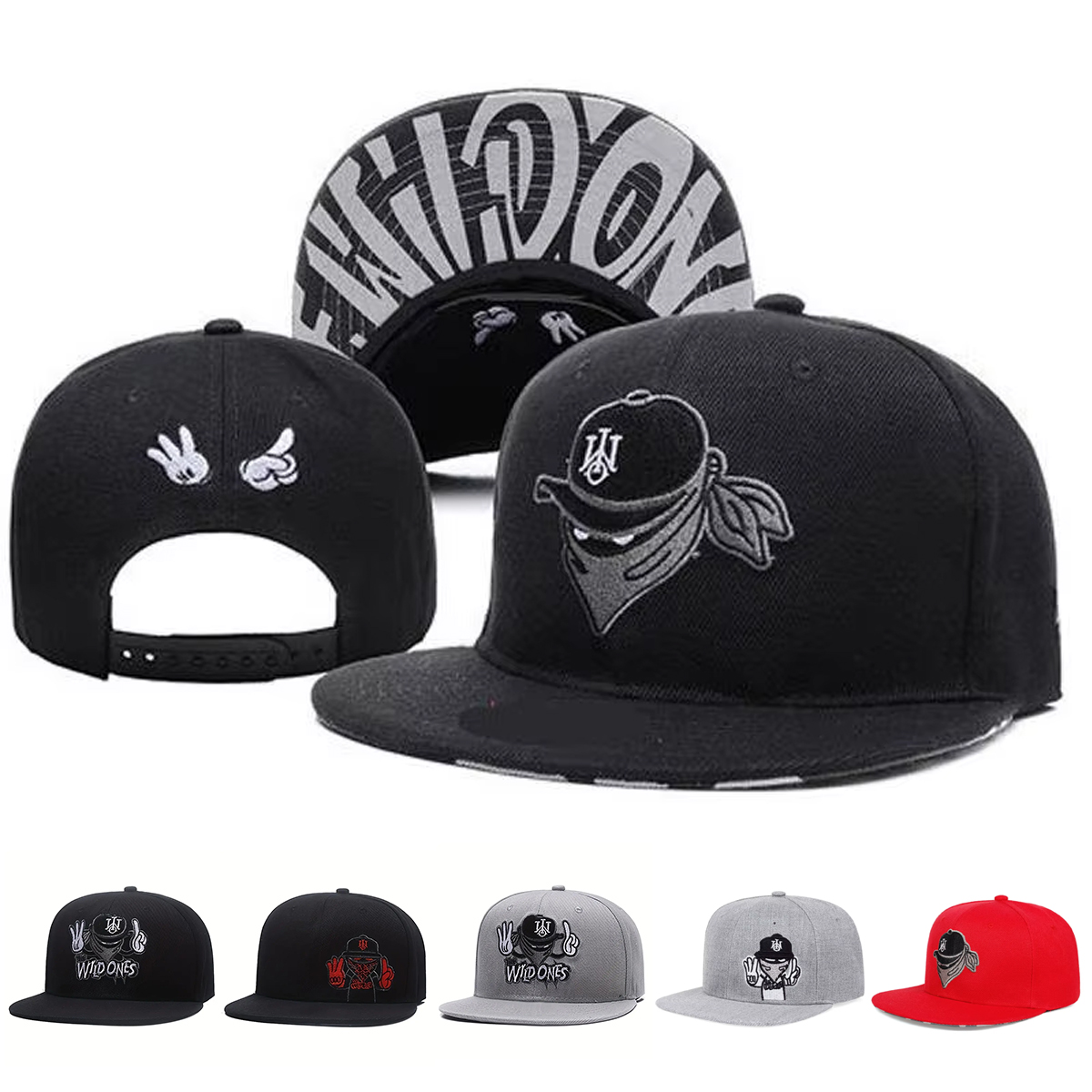 Streetwear Brand Beanie - Marka Haft Retro Czapki z daszkiem