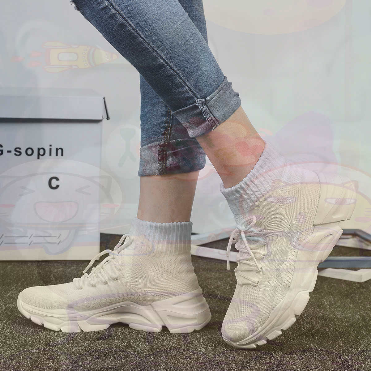 Streetwear Brand Name Ideas - Zwiększa wysokość Sumer Koszykówki Koszykówka Damskie