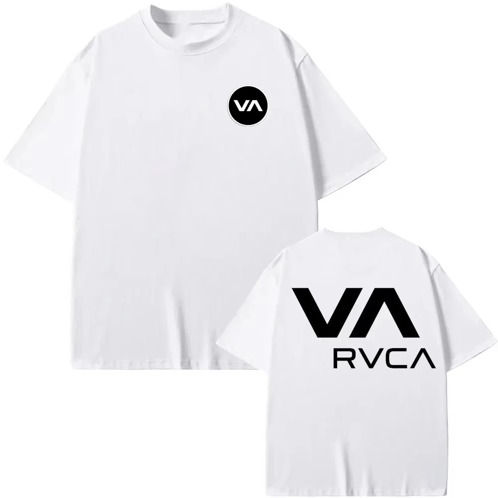 Streetwear Brand Tees - Koszulka RVCA Czarna Letnia Bawełniana Koszulka
