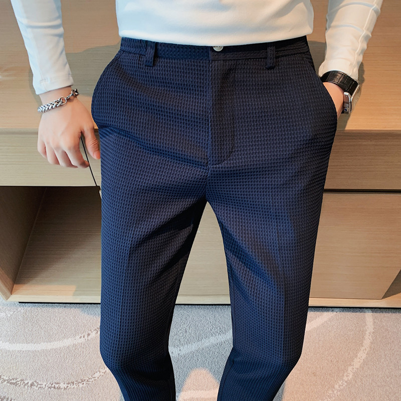2024 Jesień Nowy Waffle Stretc – Streetwear Brand Pants recenzja i cena