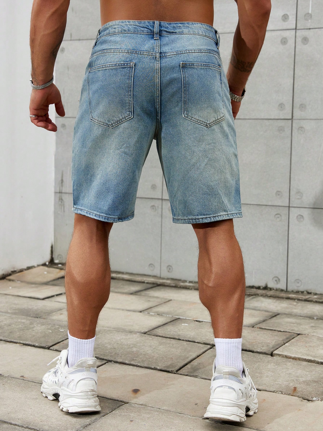 Nowa moda męska podarta krótka – Streetwear Brand Pants recenzja i cena