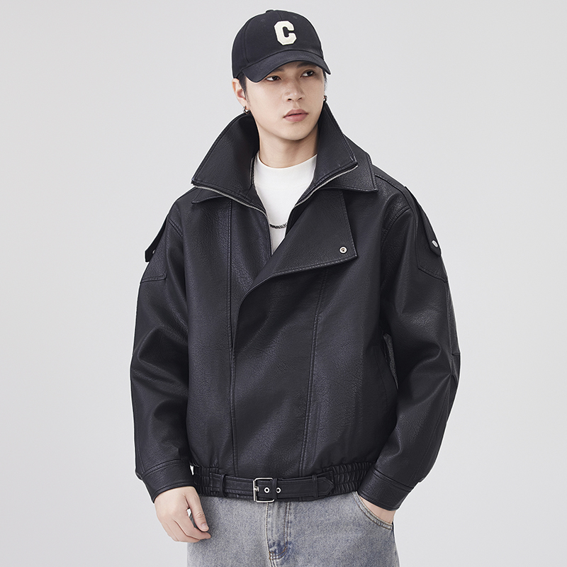 Męska kurtka skórzana jesienno – Streetwear Brand Vintage recenzja i cena