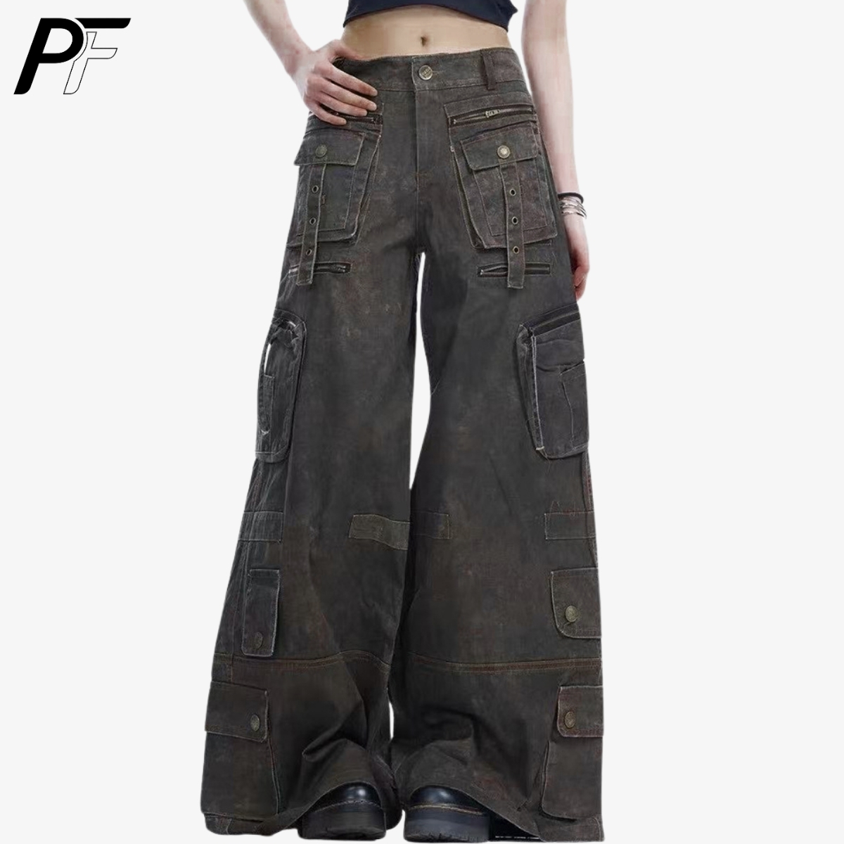 Spodnie cargo z szerokimi noga – Streetwear Brand Pants recenzja i cena