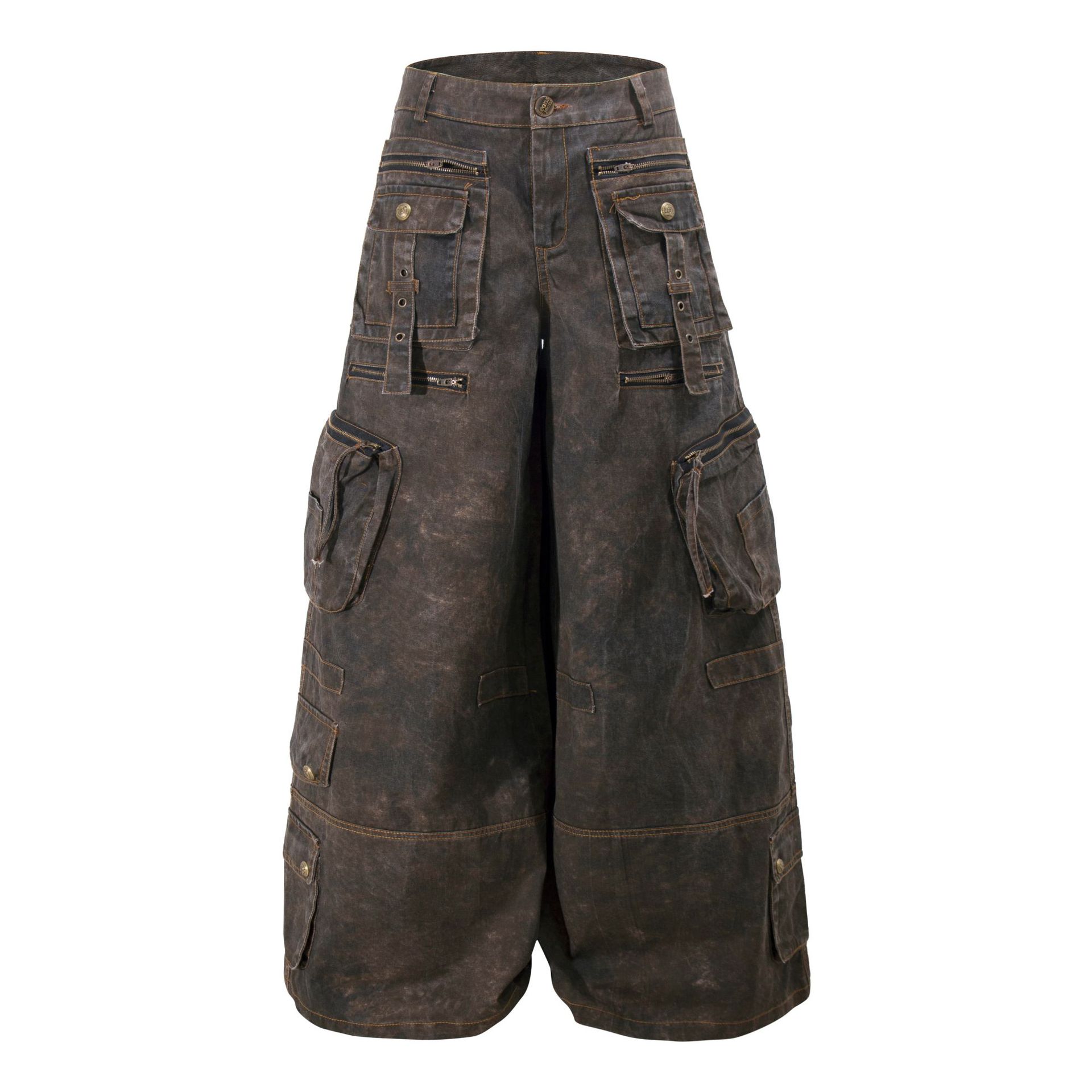 Spodnie cargo z szerokimi noga – Streetwear Brand Pants recenzja i cena