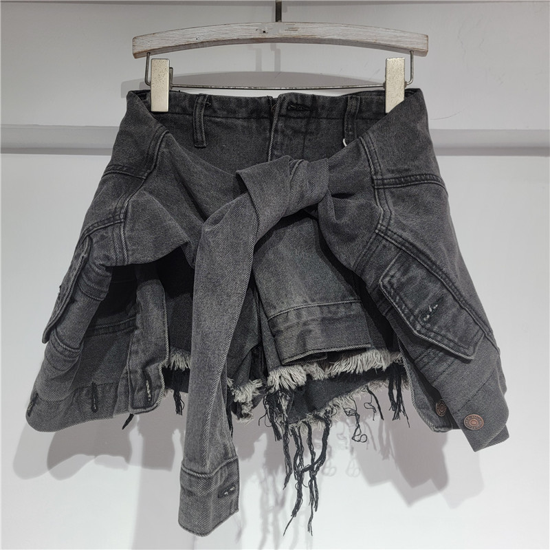 Dżinsowe Szorty Damskie Vintag – Streetwear Brand Pants recenzja i cena