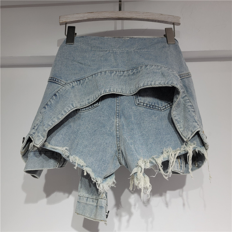 Dżinsowe Szorty Damskie Vintag – Streetwear Brand Pants recenzja i cena