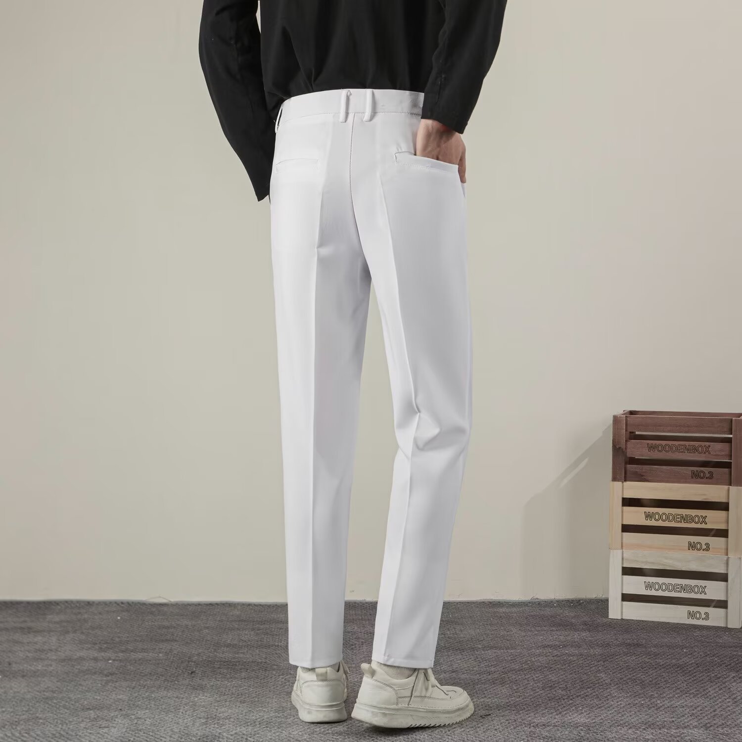 Letnie męskie spodnie w jednol – Streetwear Brand Pants recenzja i cena
