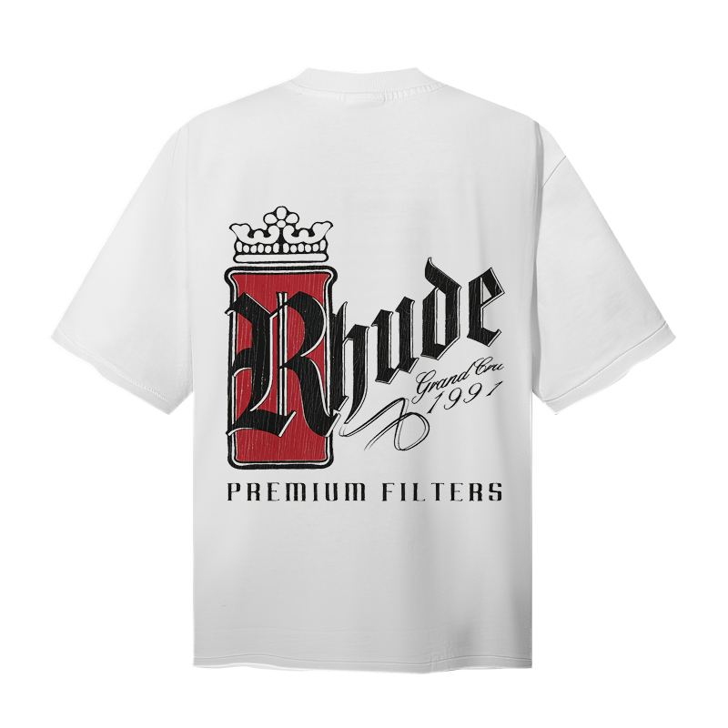 Koszulka Rhude z nadrukiem lit – Streetwear Brand Trends recenzja i cena