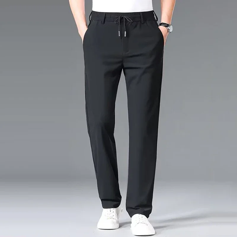 Męskie spodnie z elastyczną ta – Streetwear Brand Pants recenzja i cena